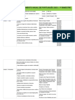 Planejamento Anual de Português 2023 - 1º Bimestre