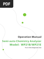 WP21B WP21E Operation Manual PDF