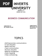 Business Communication