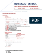 CLASS 5 COMPUTERS CHAPTER 5 AN INTRODUCTION TO SCRATCH PROGRAMMING Ms. Subhashree Rout PDF