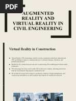 Augmented Reality and Virtual Reality in Civil Engineering