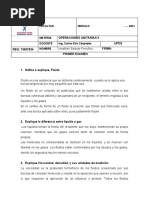 Operaciones Unitarias 2 - Examen Nº1