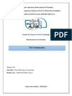 TD 7 Combustion PDF