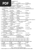 Vocabulary and Grammar - Key