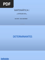 Diapositivas de Determinantes PDF