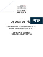 Agenda Del Pleno