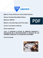 Fernandez - Beas - Martha - Patricia - 1.3 SANCION E ILICITUD, EL DERECHO SUBJETIVO Y EVALUACION DE LA RELACION ENTRE LA EFICACIA