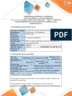 Guía 4 de Actividades y Rúbrica de Evaluación - Fase 5 - Definir La Responsabilidad Ética Del Profesional Contable en Las Organizaciones