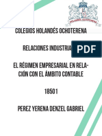 Regimen Empresarial en Relacion Al Ambito Contable PDF