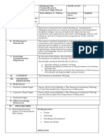 Features of Academic Writing