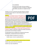 Econometría I Definiciones, Aplicaciones, Metodología, Estructura de Los Datos