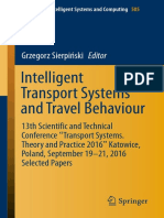 Intelligent Transport Systems and Travel Behaviour: Grzegorz Sierpiński Editor