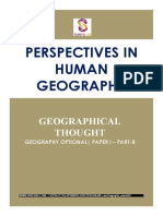 Geography Optional Geographical Thought SAMPLE Sunya IAS PDF