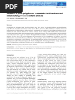 Potential of Plant Polyphenols To Combat Oxidative Stress Andinflammatory Processes in Farm Animals