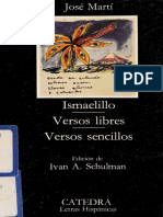 José Martí - Ismaelillo - Versos Libres - Versos Sencillos (1996, Cátedra) - Libgen - Li PDF