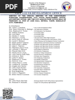 Minutes of The Special Meeting February 16 2023