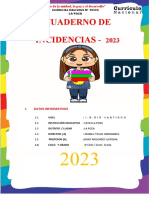 Cuaderno de Incidencias