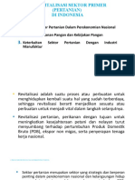 Revitalisasi Sektor Pertanian