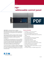 Eaton Fire Addressable Control Panel fx6000 Datasheet 0719 PDF