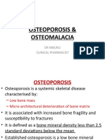 Osteoporosis & Osteomalacia