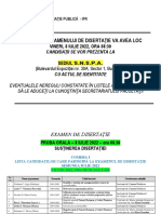 Repartizare DISERTATIE IULIE 2022 IFR PDF