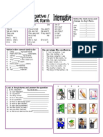 Verb To Be Grammar Drills - 803