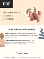 Topic 1 Introduction To Financial Modeling PDF