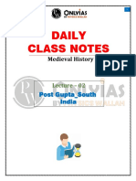 Medieval History 02 - Daily Class Notes - (UPSC TITAN 2.0 (English) PDF