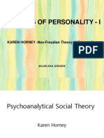 Theories of Personality I Horney TNM0 PDF