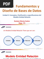 Modelo Entidad Relación - Parte 3 PDF