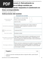 Examen - (AAB01) Cuestionario 2 - Retroalimente Su Aprendizaje Sobre El Dibujo Asistido Por Computadora, Dando Respuesta Al Cuestionario en Línea Correspondiente