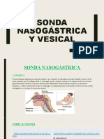 Sonda Nasogástrica y Vesical Exposicion