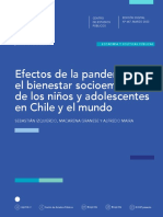 Efectos de La Pandemia en El Bienestar Socioemocional de Los Niños y Adolescentes en Chile y El Mundo