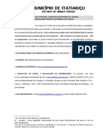 04.05.2023 830HRS - Itatiaiuçu MG - Prefeitura - CN - Edital PDF