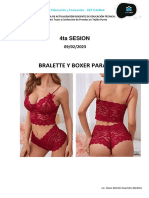 Bralette y Boxer para Dama PDF