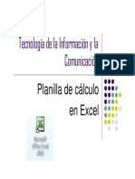 Planillas de Cálculo