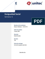 Ensayo Desigualdad Social - Sociologia - Eunice Martinez - 62241352