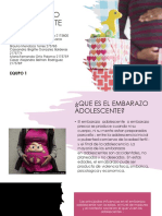 Presentation de El Embarazo en La Adolescencia PDF