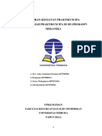 PDGK4107 - Laporan Praktikum IPA - Modul 4 - Mekanika - Destiyani - 857968817 - Kelompok 4 - PGSD BI - Sem1 - 2022.2 PDF