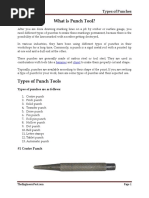 Types of Punches PDF