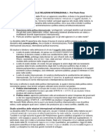 Sociologia Delle Relazioni Internazionali Appunti PDF