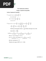 Pure Mathematics Course Questions Solutions PDF