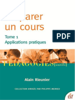 Préparer Un Cours Tome 1