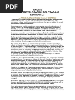 Transvalorizacion Del Trabajo Gnostico