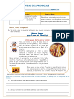 PERSONAL SOCIAL Exploramos Actividades Familiares de Otros Contextos PDF