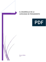 El Desarrollo de La Capacidad de Pensamiento