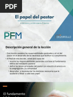 Lección 1. El Papel Del Pastor (Spanish)