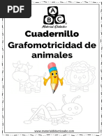 Cuadernillo Grafomotricidad de Animales Mdabc PDF