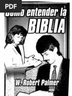 Como Entender La Biblia - Robert Palmer