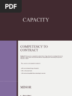 Capacity To Contract